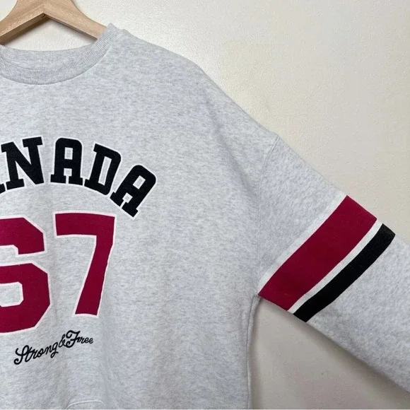 Hudson's Bay Womens Small Slogan Crew Neck Crew Sweatshirt - Picture 6 of 16